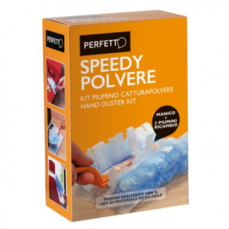 Piumino Speedy polvere - con 5 ricambi - Perfetto