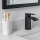 Bicchiere porta spazzolini Pronto Bagno - diametro 8 cm - H 12,5 cm - PPL - bianco - Perfetto