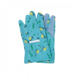 Guanti da giardino bambino - con palmo puntinato - taglia S - PVC - fantasie assortite - Verdemax