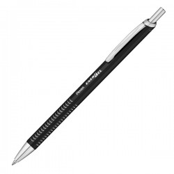 Penna roller EnerGel Metal Slim - punta 0,7 mm - fusto nero - Pentel
