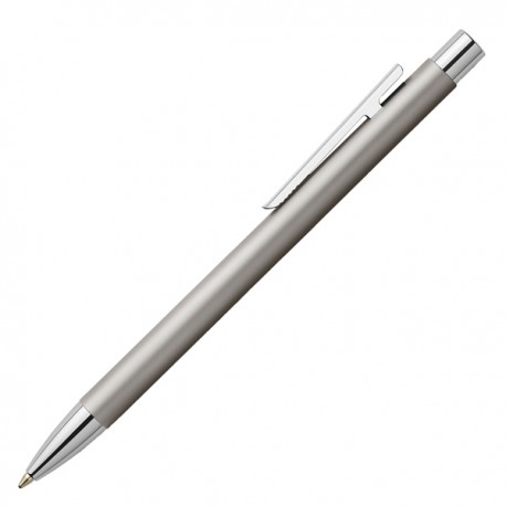 Penna a sfera Neo slim - punta M - fusto acciaio - Faber-Castell
