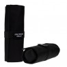 Astuccio arrotolabile Roller - con astuccio zip interno - 24 scomparti - 7,5 x 21,5 cm - tessuto - nero - Koh.I.Noor