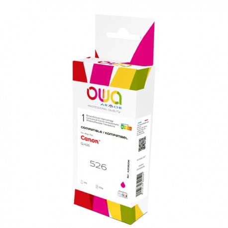 Armor - Cartuccia ink Compatibile per Canon - Magenta - CLI-526M - 10,5 ml