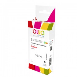 Armor - Cartuccia ink Compatibile per Canon CLi-551XL - Nero - K20481OW - 10,5 ml