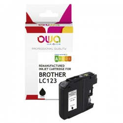 Armor - Cartuccia ink Compatibile per Brother LC123 - Nero - K20534OW -18 ml