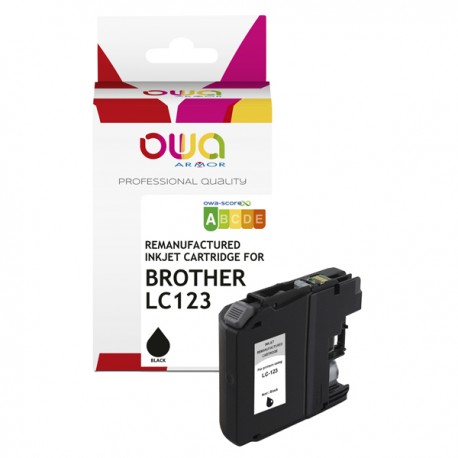 Armor - Cartuccia ink Compatibile per Brother LC123 - Nero - K20534OW -18 ml