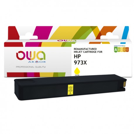 Armor - Cartuccia Compatibile per HP 973X - Giallo - F6T83AE - 8.500 pag