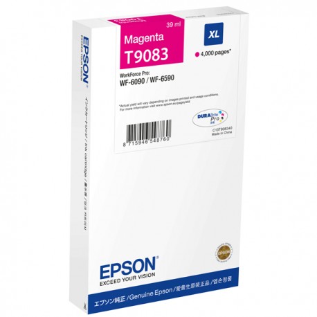 Epson - Tanica - Magenta - T9083 - C13T90834N - 39ml