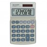 Sharp - Calcolatrice tascabile - EL240SAB Bianco/Grigio - 8 cifre