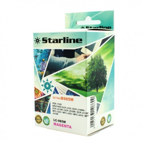 Starline - Cartuccia ink - per Brother - Magenta - LC985M - 15ml