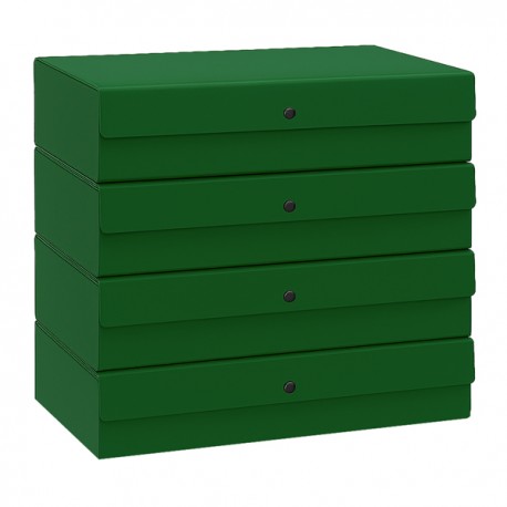 Scatola progetto - dorso 12 cm - verde - Starline
