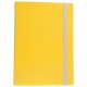 Cartella progetto - con elastico - dorso 3 cm - giallo - Starline