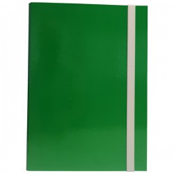 Cartella progetto - con elastico - dorso 3 cm - verde - Starline