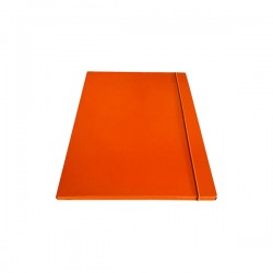 Cartella c/elastico tondo - dorso 1cm - arancio - Starline