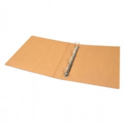 Raccoglitore - cartone FSC - 4 anelli tondi 30 mm - dorso 4 cm - 22x32 cm - avana - Starline