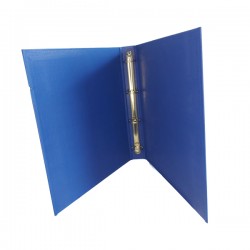 Raccoglitore King - 4 anelli tondi 30 mm - dorso 4 cm - 22x30 cm - rivestimento in PPL - blu - Starline