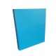 Raccoglitore King - 4 anelli tondi 30 mm - dorso 4 cm - 22x30 cm - rivestimento in PPL - azzurro - Starline