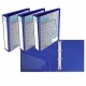 Raccoglitore personalizzabile KingShow - 4 anelli a D 30 mm - dorso 4 cm - 22x30 cm - blu - Starline