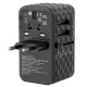 Adattatore da viaggio UTA-06 2x USB-C PD 100W & QC 4+ / 2x USB-A QC 3.0 - Verbatim - 32121