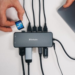 Verbatim - USB-C Pro Multiport Hub 14 Port - 32154