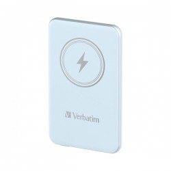 Verbatim - Power Bank Wireless - 5000 mAh - Blu - 32242