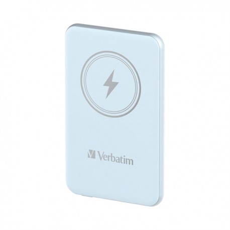 Verbatim - Power Bank Wireless - 5000 mAh - Blu - 32242