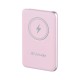 Verbatim - Power Bank Wireless - 10000 mAh - Rosa - 32248