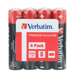 Pila ministilo AAA - 1,5V - 49500 - Alcaline - Verbatim - conf. 4 pezzi